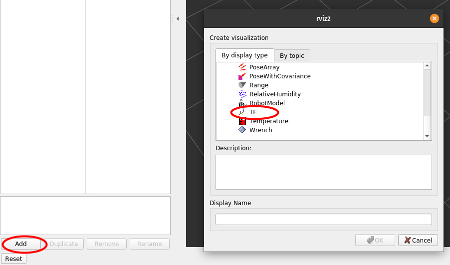 Adding TF to Visualisation